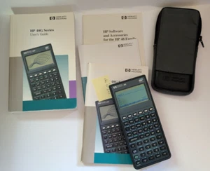 Hewlett Packard HP 48G Graphing Calculator 32K RAM w Case Manual Papers EUC 1993 - Picture 1 of 12