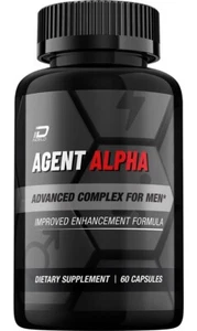 (1 Pack) Agent Alpha for Men Capsules - AgentAlpha Vitamin Complex Pills - Picture 1 of 6