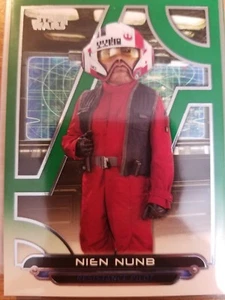 2018 Topps Star Wars Galactic Files #TFA-57 Nien Nunb GREEN 179/199 - Picture 1 of 1