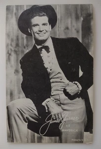 James Garner Maverick Arcade Trade Card Schauspieler Original Ausstellung Western Cowboy - Bild 1 von 1