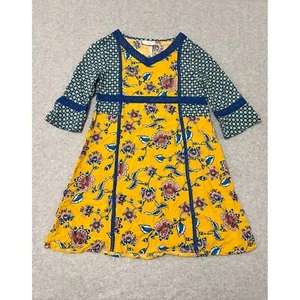 Matilda Jane Girls Size 10 Flower Power Midi Summer Dress Floral Long Sleeves - Picture 1 of 24