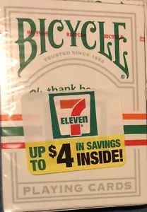 RARE New 2020 SEVEN ELEVEN 7-11 BICYCLE PLAYING CARDS - Picture 1 of 3