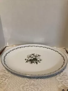 Flair Fine China-Irene-4149-16 3/8” Oval Serving Platter - Picture 1 of 7