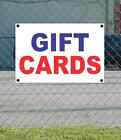 2x3 GIFT CARDS Red White & Blue Banner Sign NEW Discount Size & Price