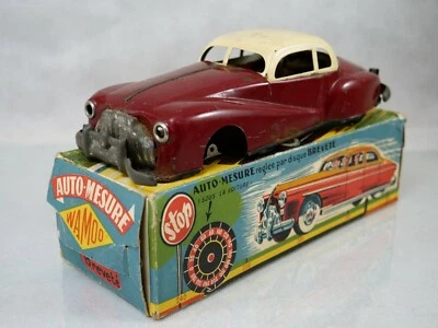 Wamoo Marsiglia Coupé Buick Meccanico IN Metallo 22 CM Auto-Mesure Box 1954 Rara - Immagine 1 di 4