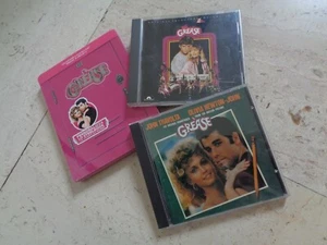 GREASE 1&2 DEBOSSED Blu-Ray SteelBook +LOCKER MAGNETS *NEW* + 2 SOUNDTRACK CD´s - Picture 1 of 11