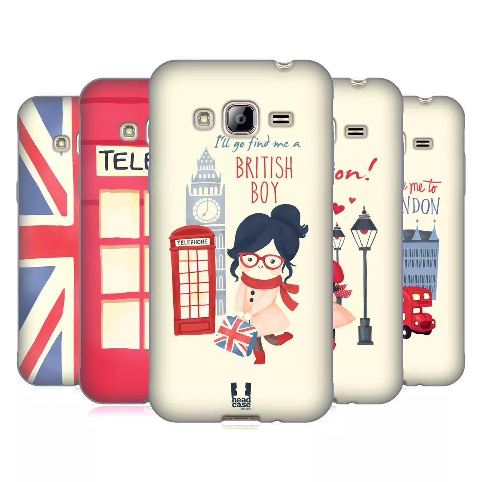FUNDA HEAD CASE DESIGNS I DREAM OF LONDON GEL SUAVE PARA TELÉFONOS SAMSUNG 3 Foto 1 de 4