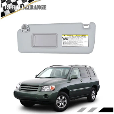 Para Toyota Highlander 2004-2006 2007 Viseira Solar Cinza Driver Side 74320-48260-B0 - Imagem 1 de 4