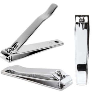3pcs Professional Stainless Steel Toe Nail Clippers Straight Cut Style - Picture 1 of 7