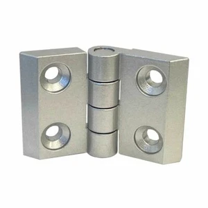 10x Scharnier 40 Nut 8 M6 Aluminium Profil Tür Klappscharnier Aluprofil Drehband - Bild 1 von 5