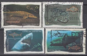 ZAYIX - 1997 Canada 1641-1644 Used - Marine Life - Saltwater Fish 060222S147 - Picture 1 of 1