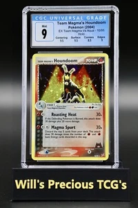 Pokémon TCG Team Magma's Sammelplatz Karte # 10/95 Holo selten CGC bewertet neuwertig 9 + Sub - Bild 1 von 3