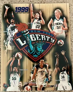 WNBA New York Liberty 1999 Team Photo Teresa Weatherspoon, Sue Wick 8 x 10 - Picture 1 of 4