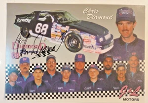Chris Diamond #68 NASCAR Bild 6" x 8,5" Autogrammfoto Chevrolet Lumina - Bild 1 von 10