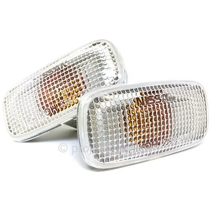 OEM / JDM Nissan Silvia S15 Clear Sidemarkers Side Maker Lights Set Genuine OEM - Foto 1 di 1