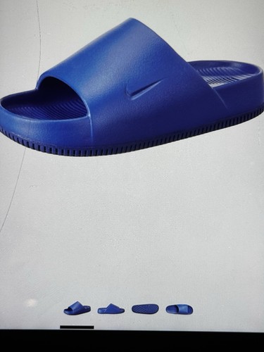 NUOVO sandalo Nike CALM uomo casual slide blu royal taglia US 11