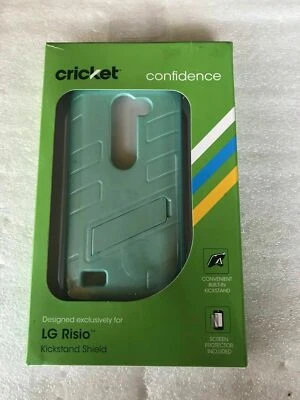 Cricket - Estuche LG Risio - Protector de pie de cabra - Estuche de confianza verde azulado Foto 1 de 2