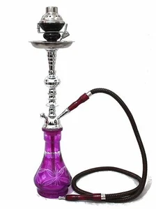 23" lila 1 Hohe FRANKFURT shisha Hookah wasserpfeife Narghile Rauchen H-0111 - Bild 1 von 7