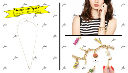 COLLANA CHARM KATE SPADE COME AFFASCINANTE CIONDOLO HA COLPITO LA CITTÀ NEW YORK MINUTO RARA