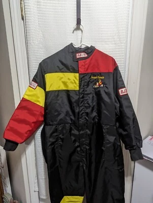 RJS Racing Equipment Auto Traje Completo Seguridad Rojo Cremallera. Nuevo ii989 Foto 1 de 4