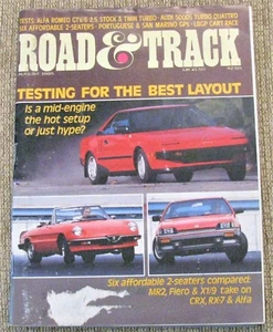 Road and Track, August 1985 - Picture 1 of 4