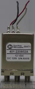Dow-Key 401-220802A 12VDC SPDT RF Switch DC-18 GHz - Picture 1 of 3