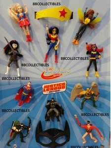 2016 MCDONALD'S DC JUSTICE LEAGUE & SUPERHERO GIRLS SETS - FREE PRIORITY SHIP - Picture 1 of 3