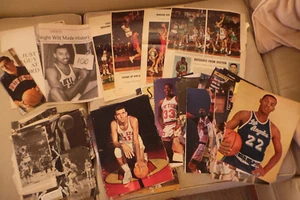 large lot NBA & College Basketball Ephemera Clippings 1960s VG+ - Picture 1 of 4