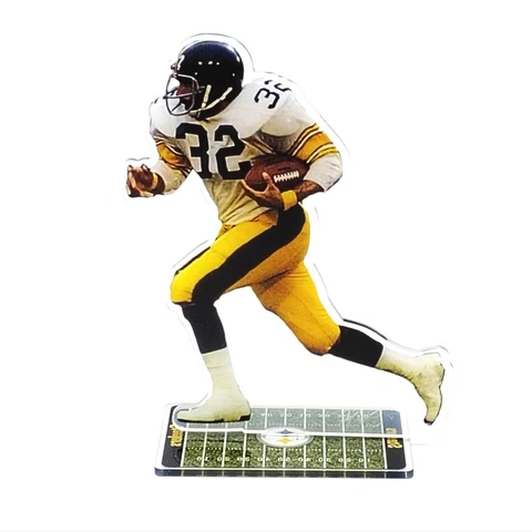 Franco Harris Figure - #32 of Pittsburgh Steelers Running With Ball Ornament Cover