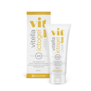 VITELLA Ictogel Waschen Gel Ph 5.5 Mit Piroctone Olamin für Akne 50 ML - Bild 1 von 12