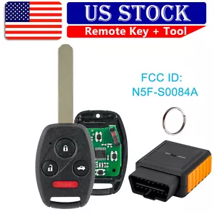 For 2006 2007 2008 2009 2010 2011 Honda Civic 4B Key Fob Programmer N5F-S0084A - Picture 1 of 9