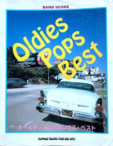 Oldies Pops Best Guitar Bass Drum Key Vocal Band Score Book OUT OF PRINT! - Picture 1 of 2