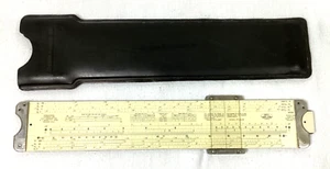 Pickett Slide Rule Model 2 Deci Log USA Made 1947 Vintage Smooth Movement w/Case - Picture 1 of 4