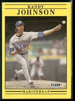 1991 Fleer #455 Randy Johnson - Image 1 of 2