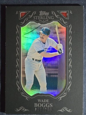 2009 TOPPS STERLING 123 Wade Boggs STERLING SILVER, #66/250 - Image 1 of 4