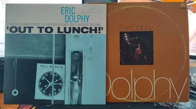 Eric Dolphy Out To Lunch Blue Note Vinyl LP Reissue + Double Dolphy Vintage Jazz - Image 1 of 4