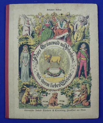 DR. HEINRICH HOFFMANN, PRINZ GRÜNEWALD und PERLENFEIN mit .  .  ESELEIN, 14. Auf - Bild 1 von 4