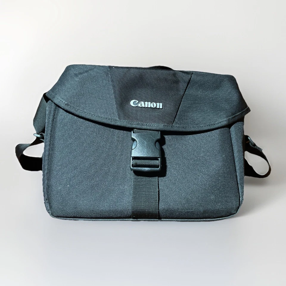 Canon Padded Camera Carry Shoulder Bag 11x9in Black Classic Original - Image 1 of 1