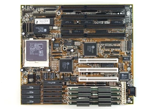 Mainboard 486 PCI Gigabyte GA486AM/S + AMD DX2 66 MHZ + 32 MB RAM FPM - Afbeelding 1 van 5