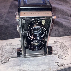 Vintage Mamiya C33 Pro TLR 6x6 Film Camera Sekor 80mm- f/2.8Lens From JAPAN - Picture 1 of 10