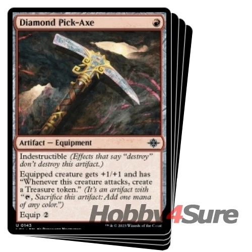 Diamond Pick-axe X4 M/NM Magic: The Gathering MTG The Lost Caverns Of Ixalan - Image 1 of 1