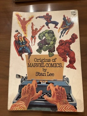 Origins of Marvel Comics первое издание (Fireside VTG 1974) Стэн Ли - Изображение 1 из 4