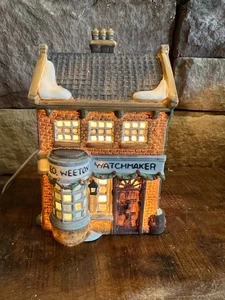 Department 56 1988 Dickens Village "GEO Weeton Watchmaker" 5926-9 - Picture 1 of 9