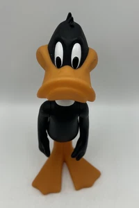 Daffy Duck Warner Bros 1996 9 in Kunststoff Cartoon Comic Figur bewegliche Teile Vintage - Bild 1 von 11