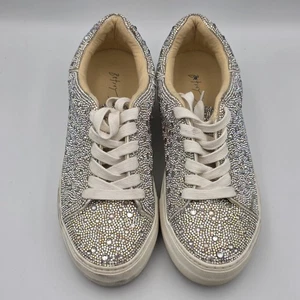 Betsey Johnson Sb-Sidny Sneaker Rhinestone Women's Size 6.5 - Picture 1 of 7