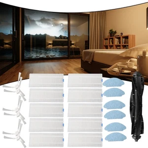 2022 Brandneu Innenbereich Staubsauger-Filter Seitenbürsten Ersatz RG7687 - Picture 1 of 24