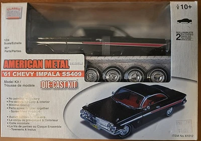 Classic Metal Works 61 Chevy Impala SS409 No.61012 1/24 Scale Sealed Box - NIB - Image 1 of 3