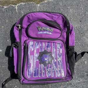 Rare Vintage 2000 Pokemon Gengar Backpack - Picture 1 of 14