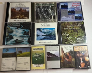Relaxation Music Lot CDs & Cassette Tapes Nature, Harp, Nightfall, Whale - Bild 1 von 8