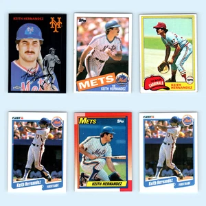 Keith Hernandez Lot 6 Baseball Cards 2023 Topps Chrome Platinum Anniversary Mets - Picture 1 of 8